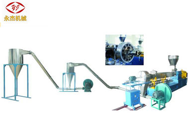 China Luftkühlungs-Doppelschrauben-Plastikextruder, Hochgeschwindigkeits-WPC-Verdrängungs-Maschine fournisseur