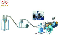 Luftkühlungs-Doppelschrauben-Plastikextruder, Hochgeschwindigkeits-WPC-Verdrängungs-Maschine